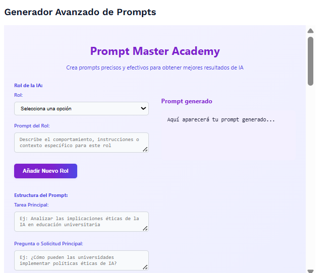 generador avanzado de prompts generador avanzado de prompts